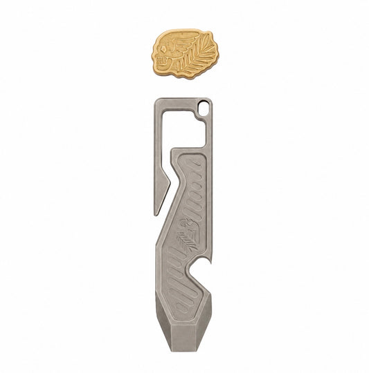 ESPION pry bar with Brass bead