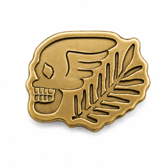 BRASS BONE AND BRANCH BEAD